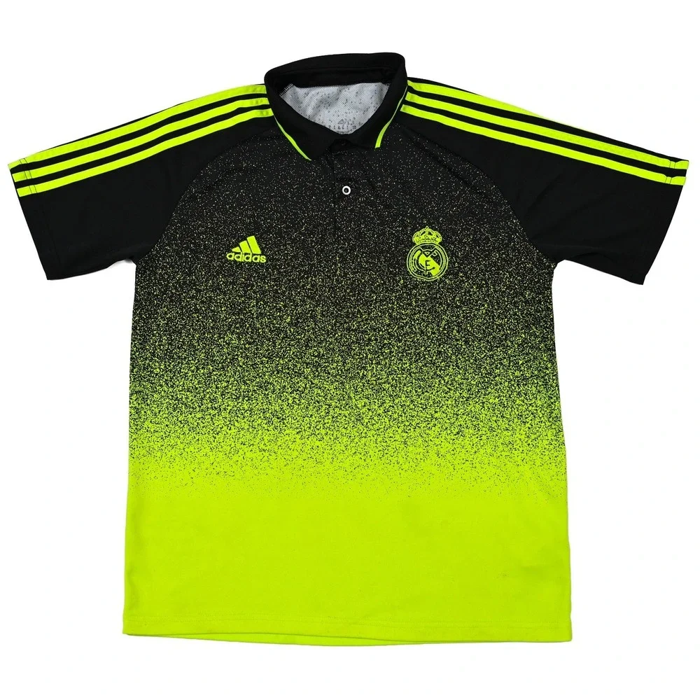 Real Madrid 2017 Adidas Polo Shirt Football Shirt Soccer Jersey Men's Medium‎